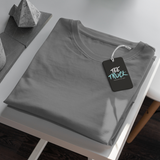 Charcoal Melange Plain T-Shirt