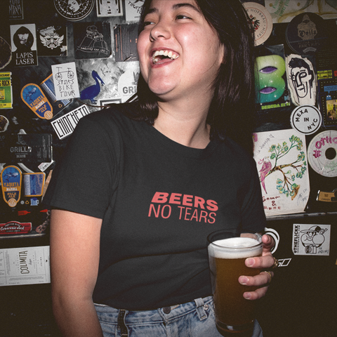 Beers No Tears Women's Cotton T-shirt