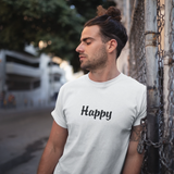Happy Men's Cotton T-shirt